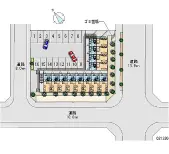 ★手数料０円★札幌市北区屯田一条２丁目　月極駐車場（LP）